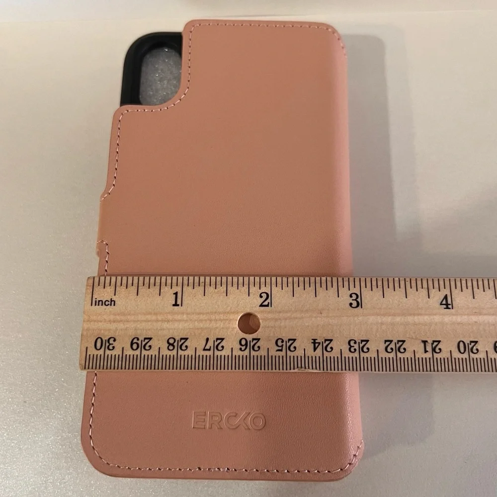 Wallet case for iPhone XS by ERCKO Wallet Case Leather New